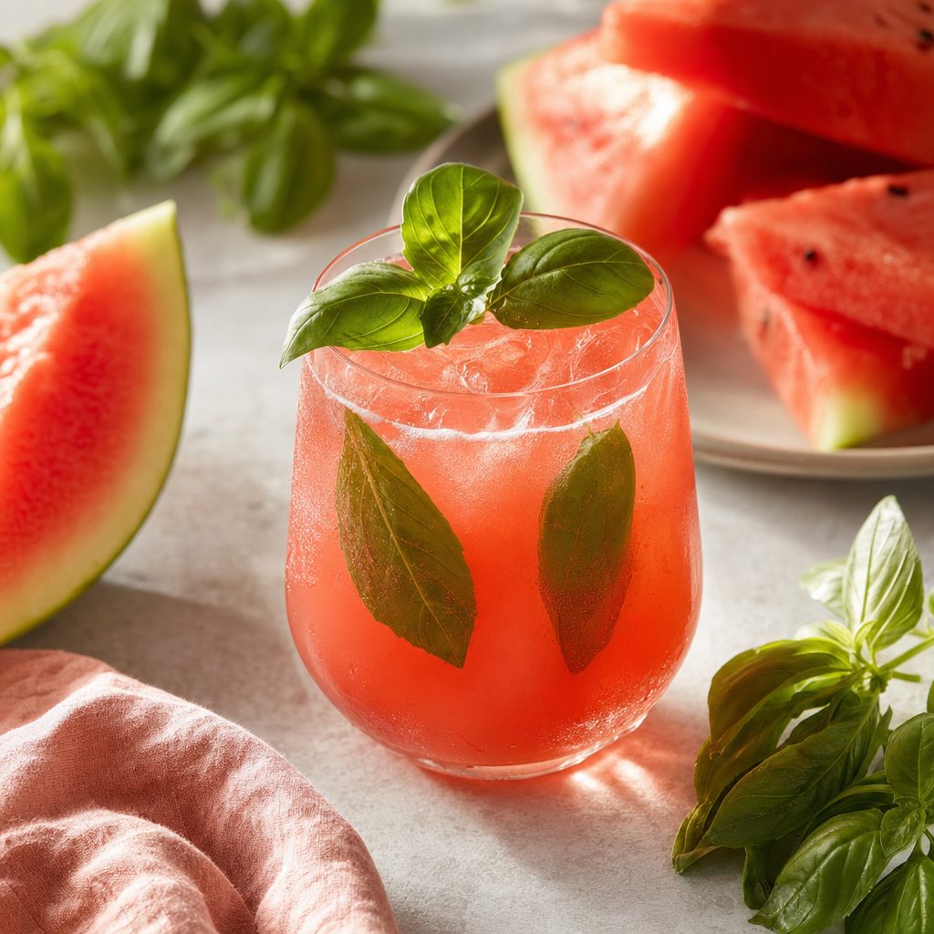 Watermelon Basil Refresher
